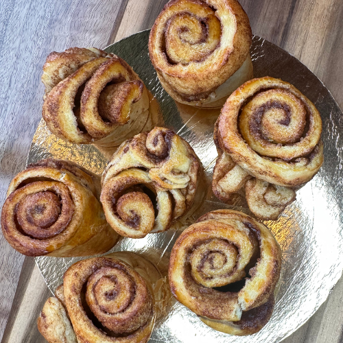 Brioches cannelle des Gourmandes – Disponible uniquement par boîte de 4 pièces