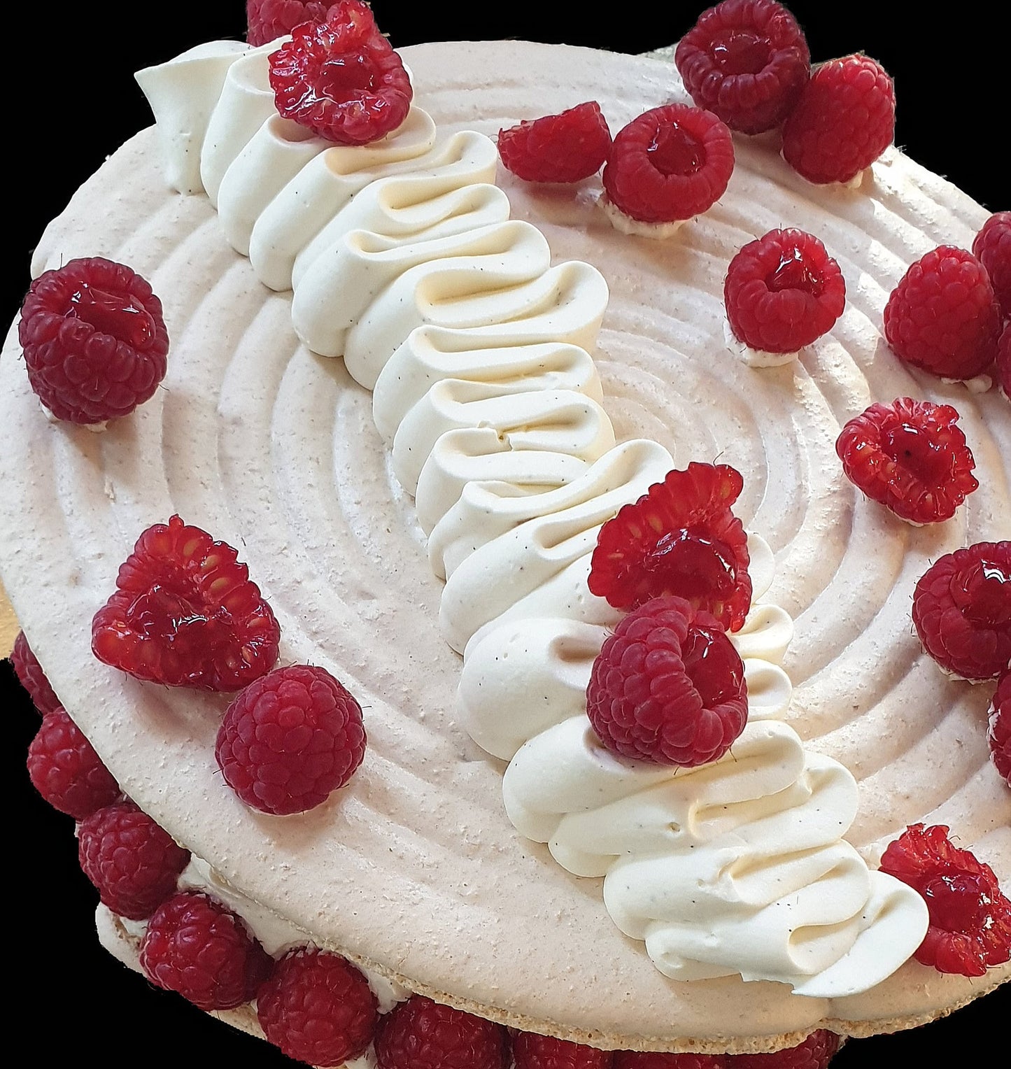 MACARON VANILLE FRAMBOISES