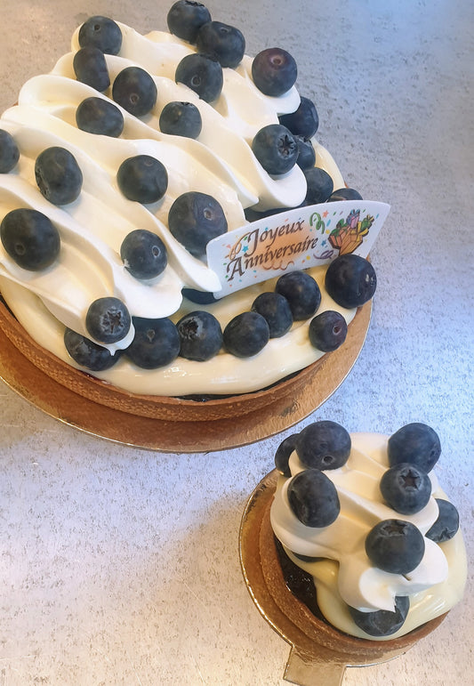 Tarte Myrtilles & Chocolat Blanc – Subtile et fruitée, entièrement faite maison