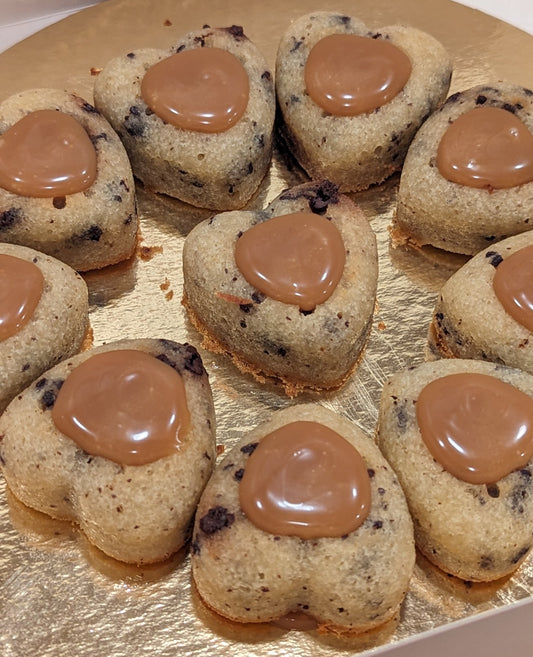 Traiteur - baby tigrés caramel (financier) Disponible uniquement par boîte de 12 pièces