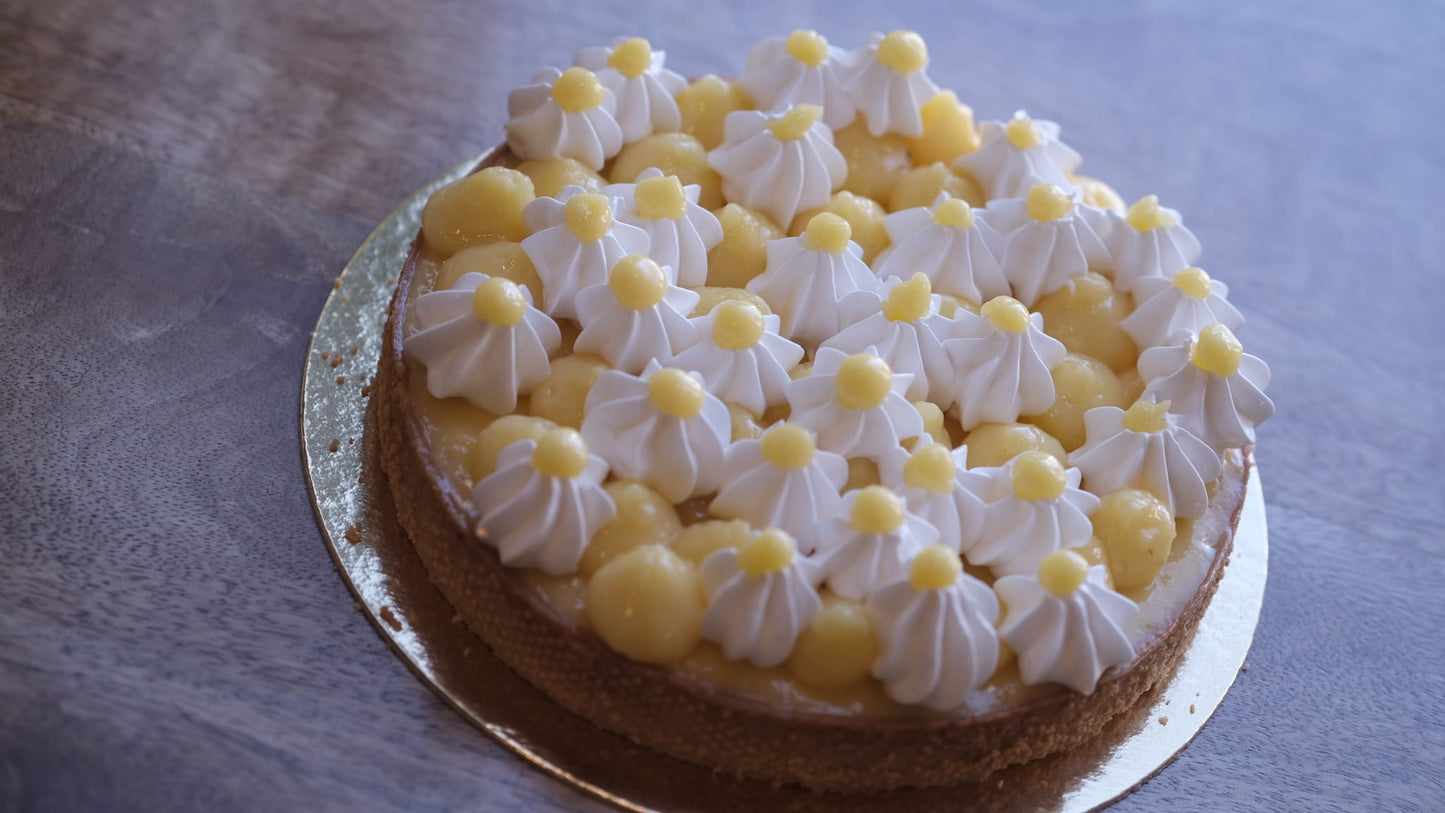 Tarte Citron & sa Meringue Fleurie – Vive, gourmande, faite maison